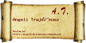 Angeli Trajánusz névjegykártya